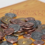 Metau-Münze zu Viticulture - Nahufnahm